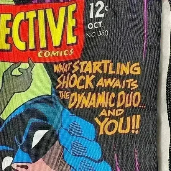 DC Comics Batman/Robin Drawstring Kids Backback - Picture 4 of 8